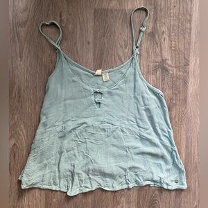Roxy Blue Cami Crop Top